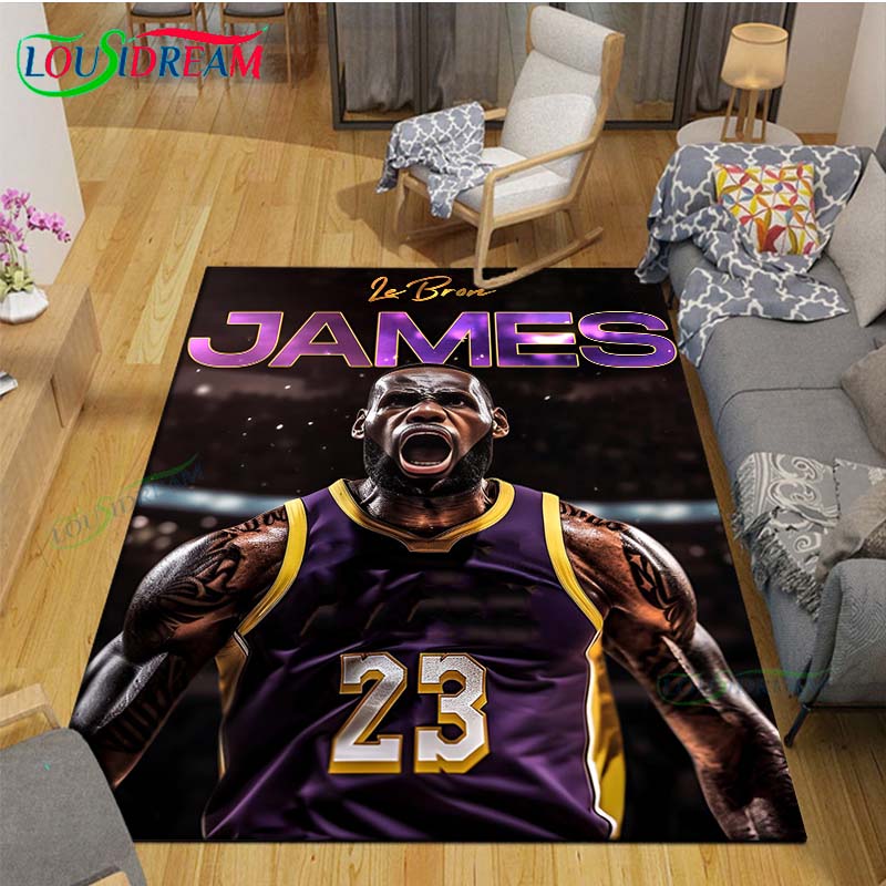 Commercial Printing Services - Tapis imprimé étoile de basket-ball l-lebron