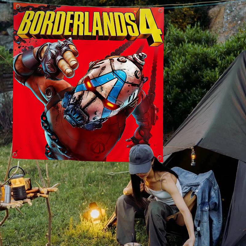 Commercial Printing Companies - G-Game Of B-Borderlands Impression avancée Drapeau