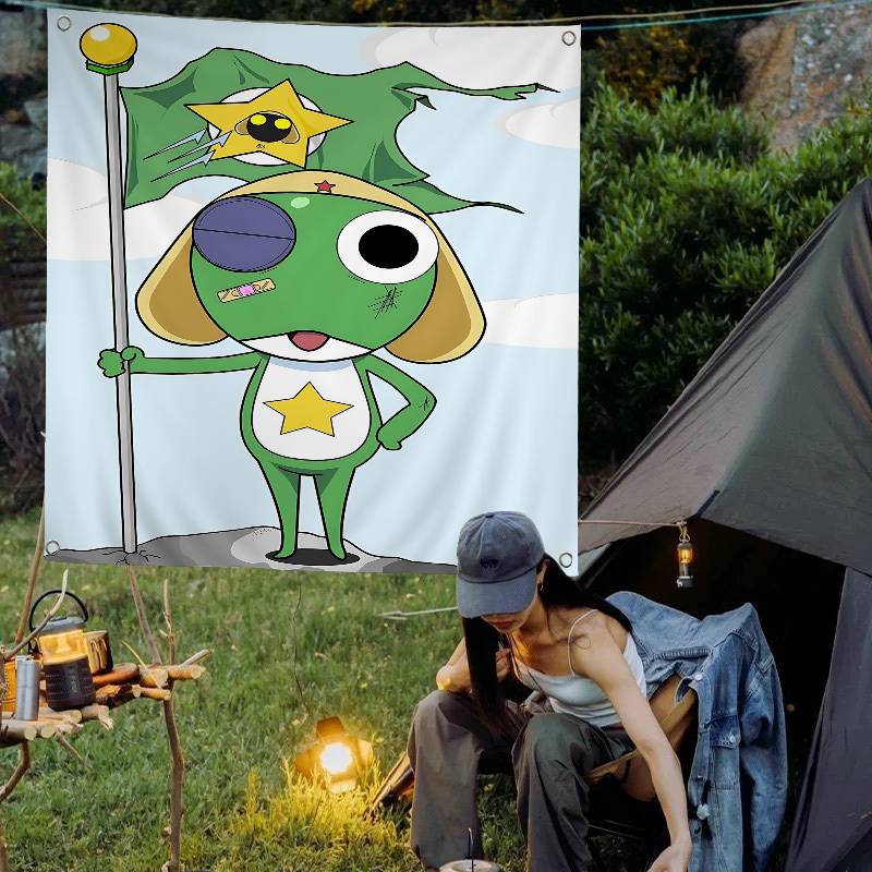 Commercial Printing Companies - K-Keroro G-Gunsou Frog Impression Avancée Drapeau