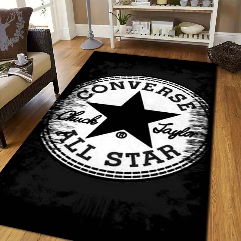 Commercial Printing Inc - C-Converse Tapis rond en flanelle douce