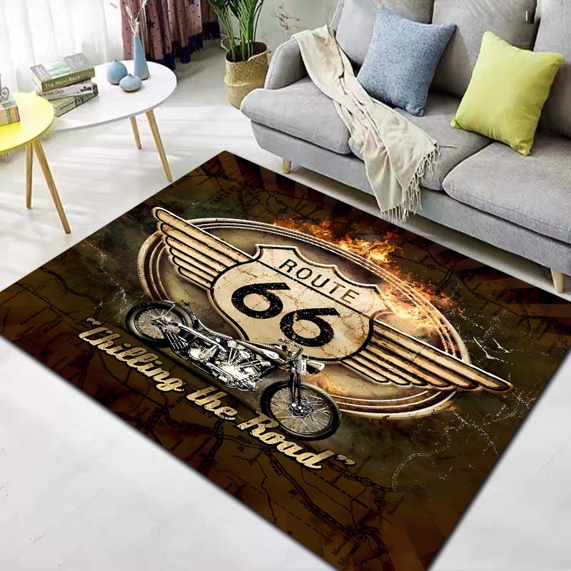 Commercial Road Printing - Route 66 The Mother Road Tapis