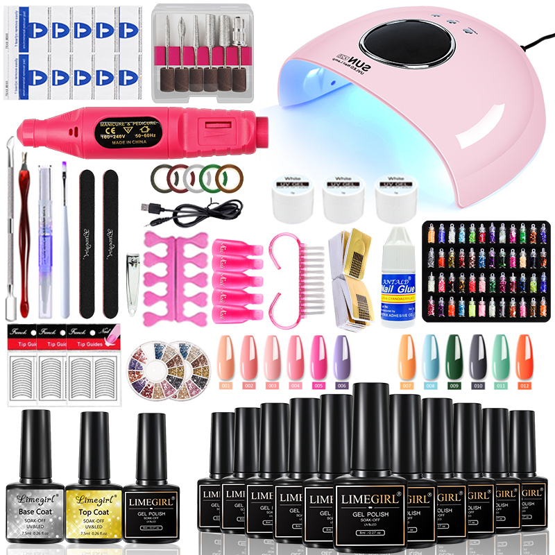 Exposure Unit Uv - Limegirl Kit d'ongles en gel avec