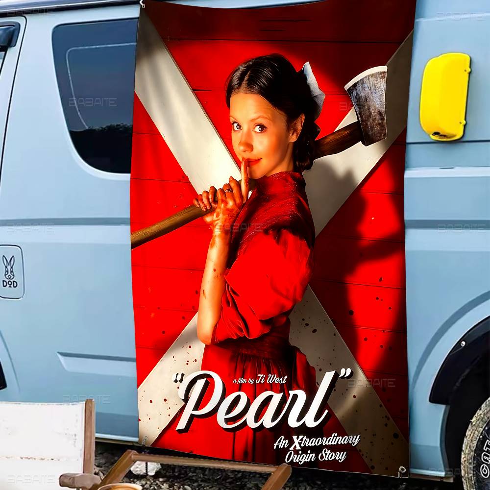 P-PearlS HORROR MOIVE Drapeau  - Commercial Printing Companies avis et prix
