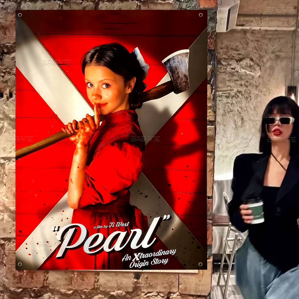 P-PearlS HORROR MOIVE Drapeau  - Commercial Printing Companies avis et prix
