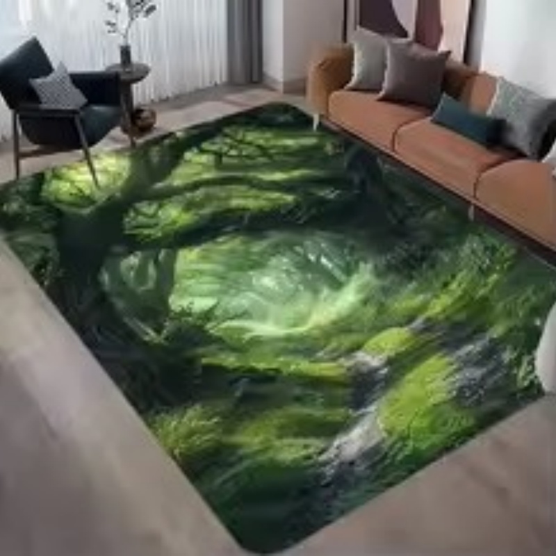 Tapis à motif forêt 3D à illus - Commercial Road Printing avis et prix