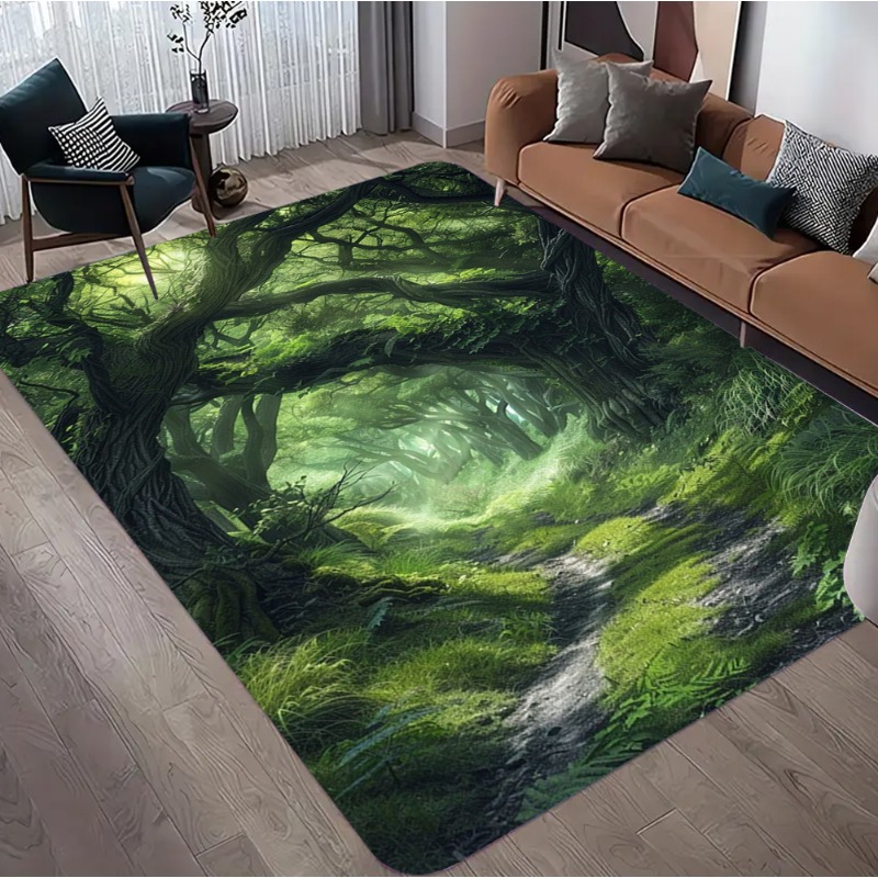 Tapis à motif forêt 3D à illus - Commercial Road Printing avis et prix