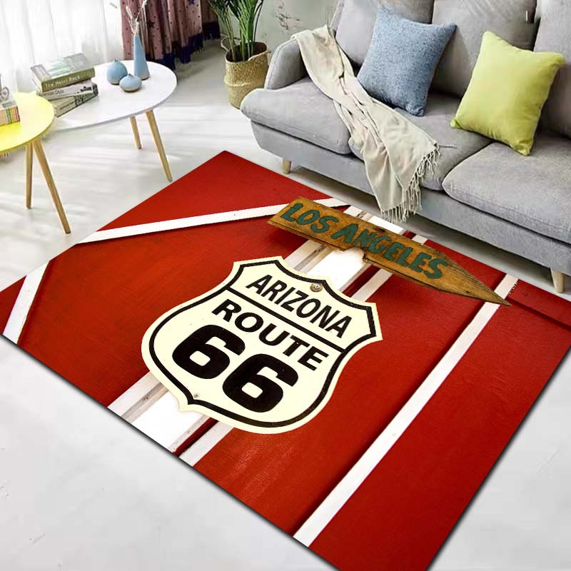 Route 66 The Mother Road Tapis - Commercial Road Printing avis et prix