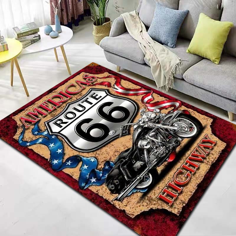 Route 66 The Mother Road Tapis - Commercial Road Printing avis et prix