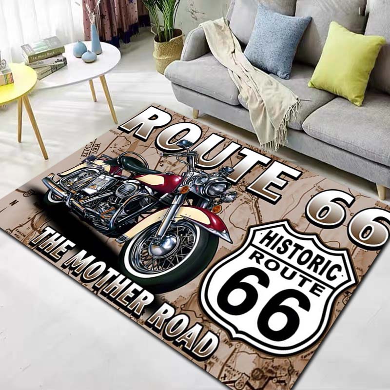 Route 66 The Mother Road Tapis - Commercial Road Printing avis et prix