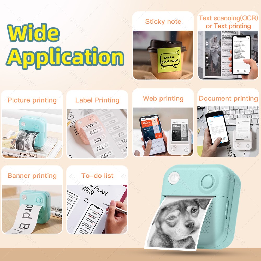 Mini-imprimante de poche 57mm, - Commercial Photo Printer avis et prix