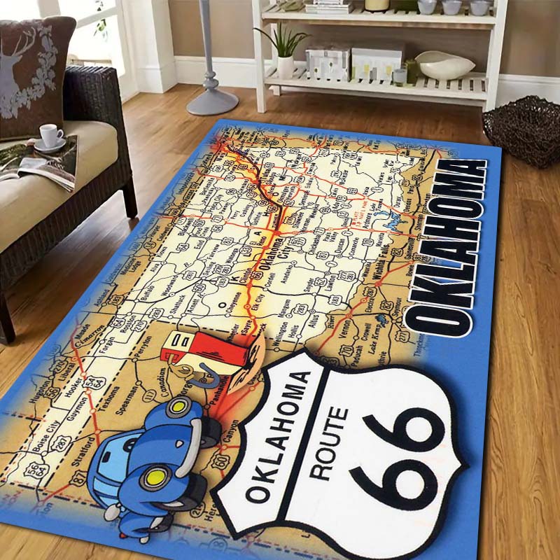 Tapis en flanelle imprimé Rout - Commercial Road Printing avis et prix